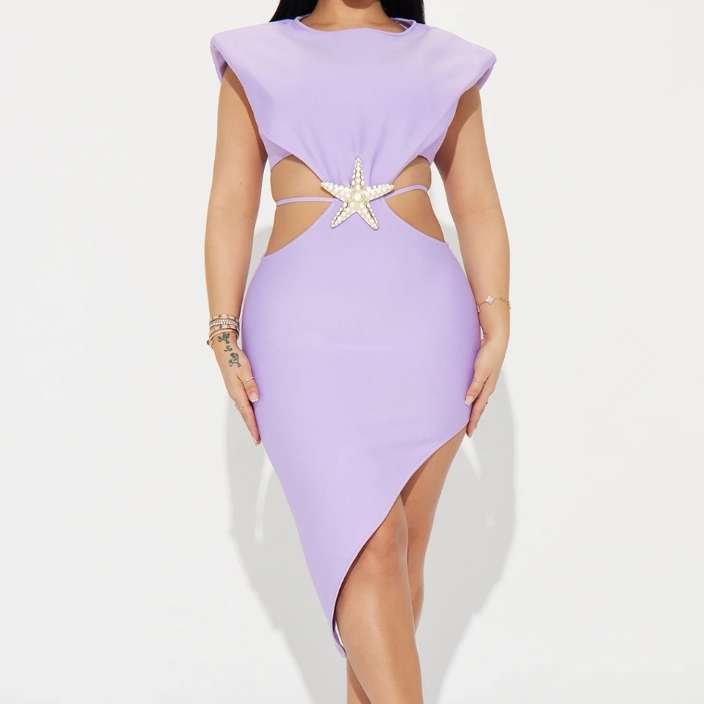 Lily bandage mini dress with tie waist